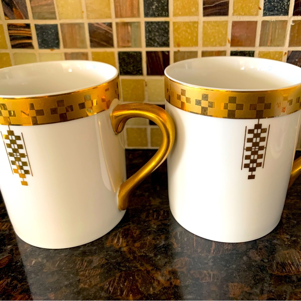 Tiffany & Co vintage mugs set of 2